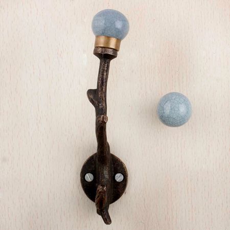 Grey Crackle Tree Hooks-EHG-87